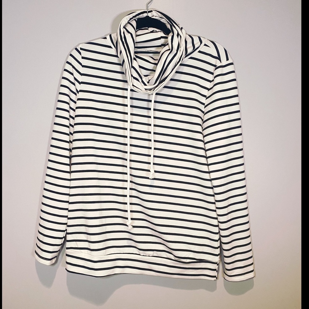 NWOT: striped hoodie - Picture 1 of 2